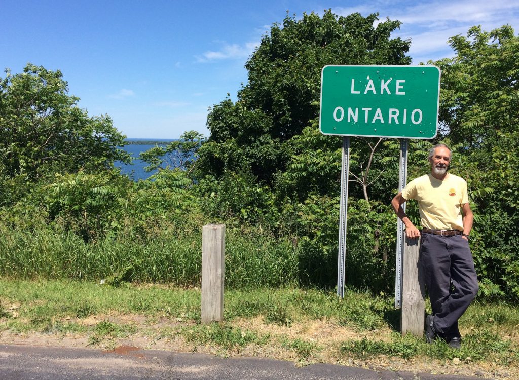 First glimpse of Great Lake Ontario