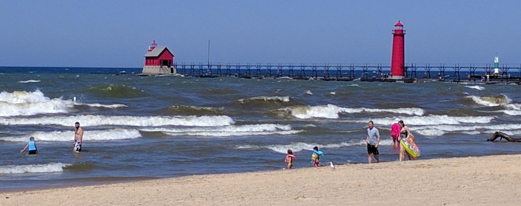 Foghouse and lighthouse at Grand Haven