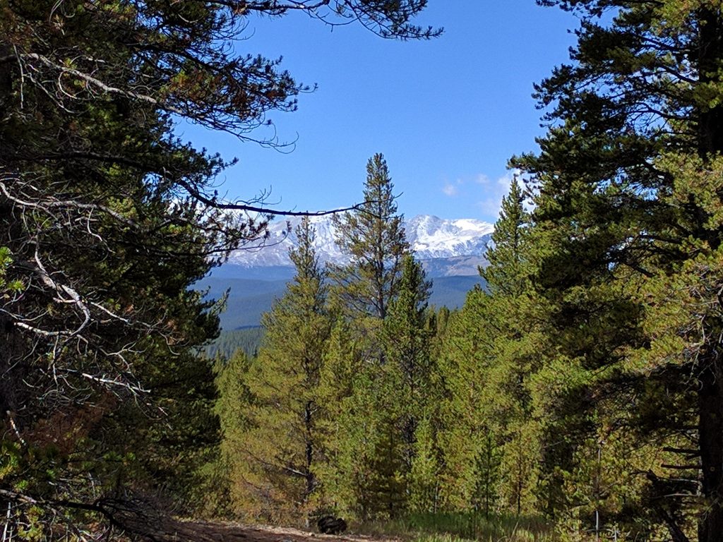 Snow on the peaks